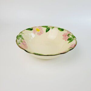 Franciscan c.1964-66 Serving Bowl Desert Rose Pink Floral Hand Painted USA Mark